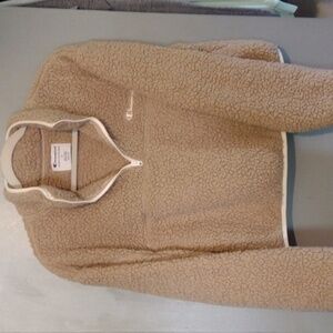 CHAMPION Teddy cropped hoodie size large